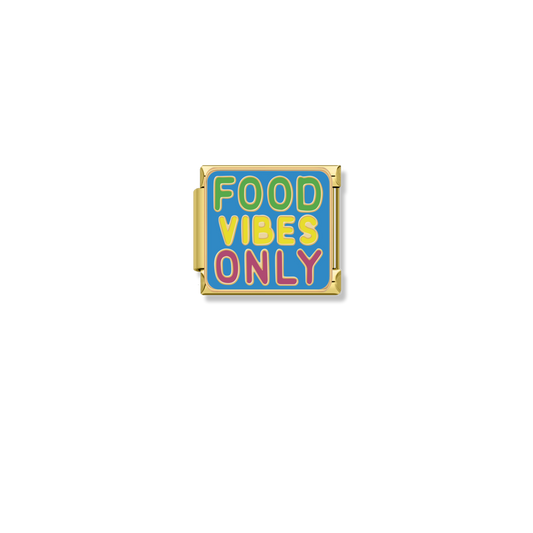 Food Vibes Only - Gold Charm