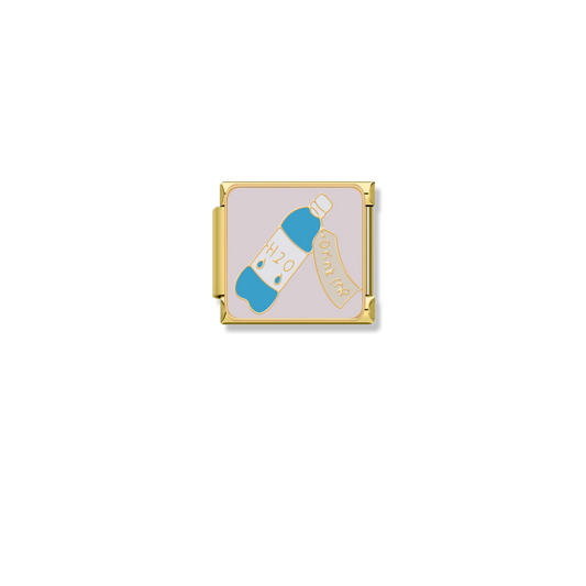 H2O Drink Me - Gold Charm