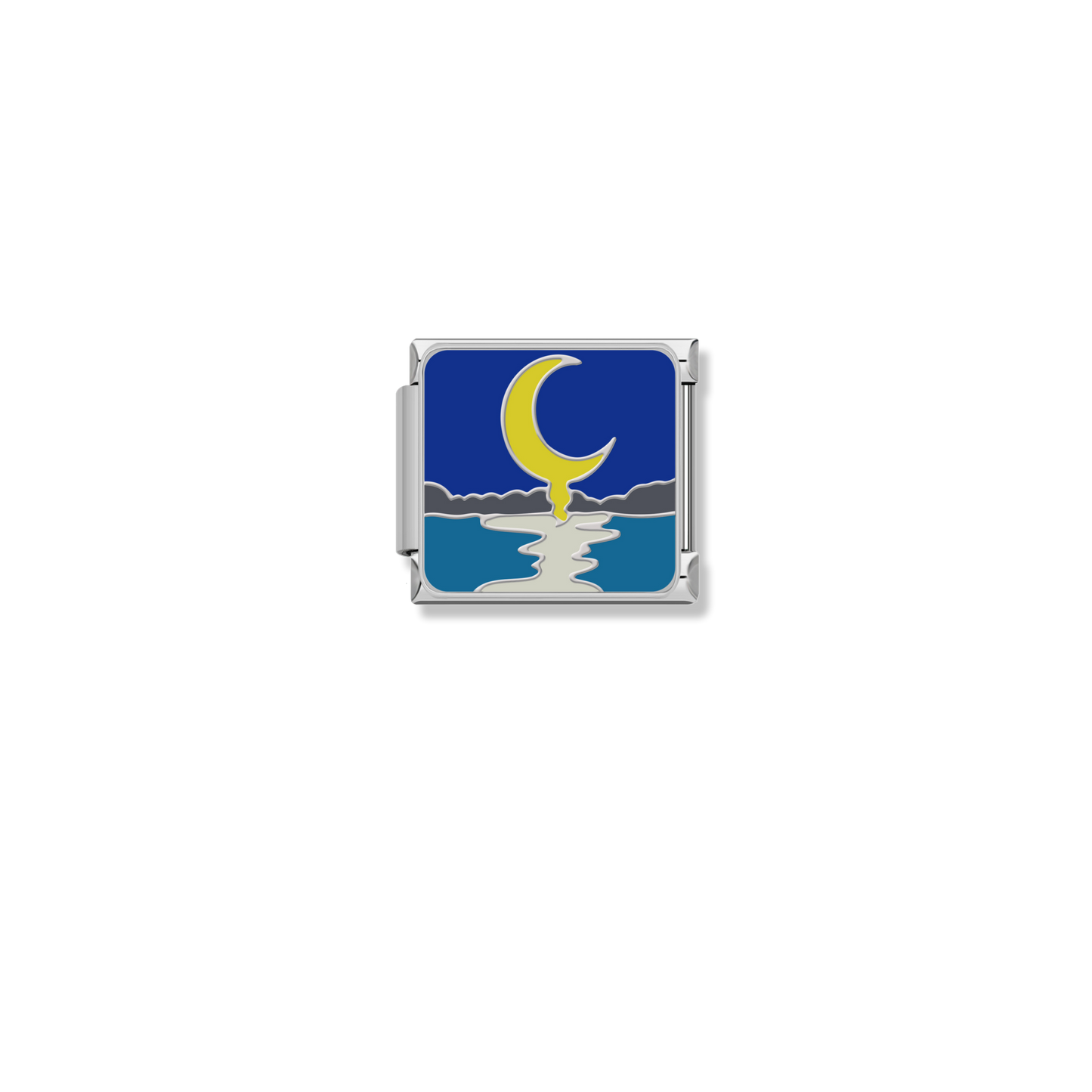 Crescent Moon Sea - Silver Charm