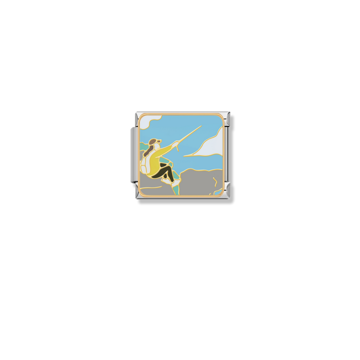 Rock Climber - Gold Charm