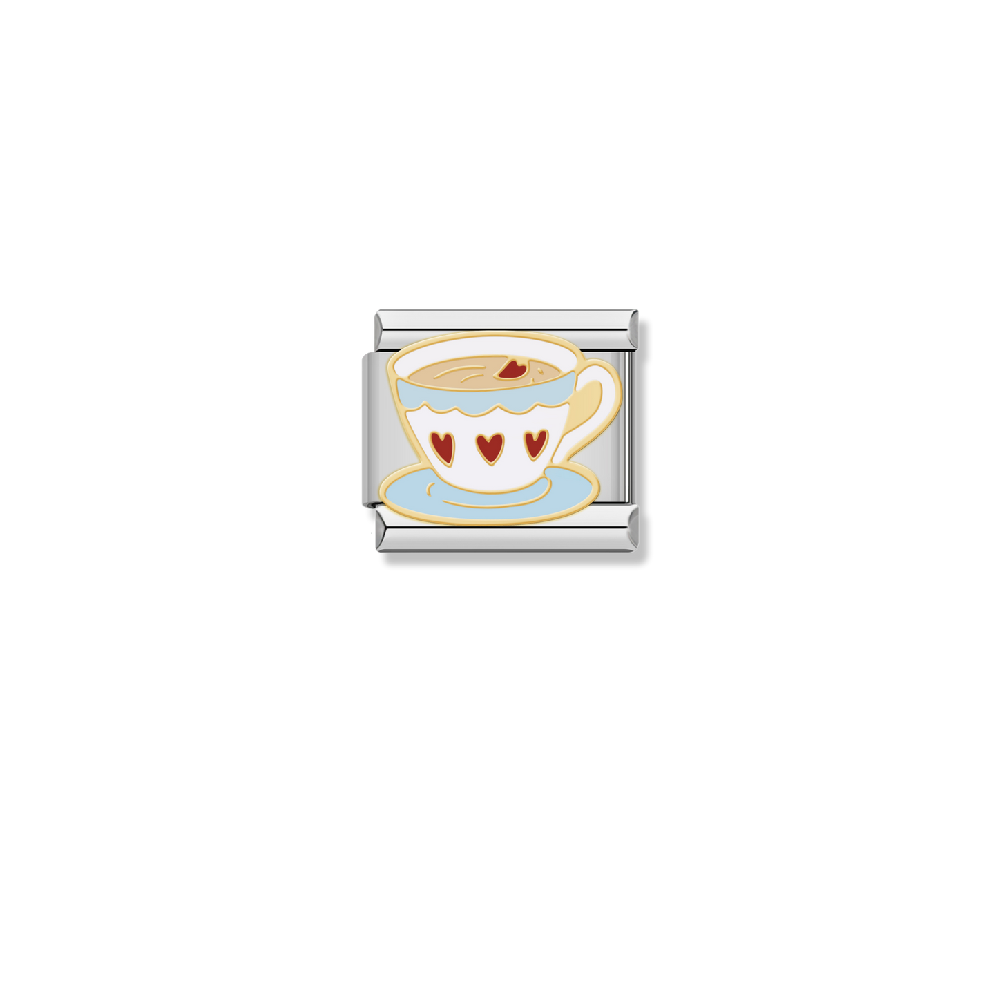 Heart Teacup - Silver Charm