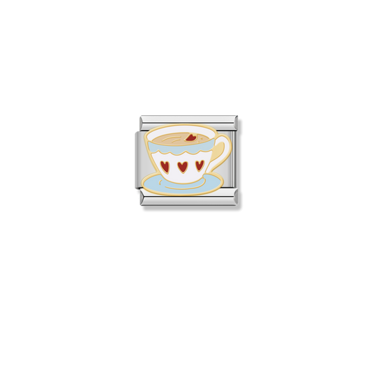 Heart Teacup - Silver Charm