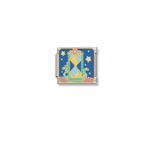 Enchanted Hourglass - Silver Charm