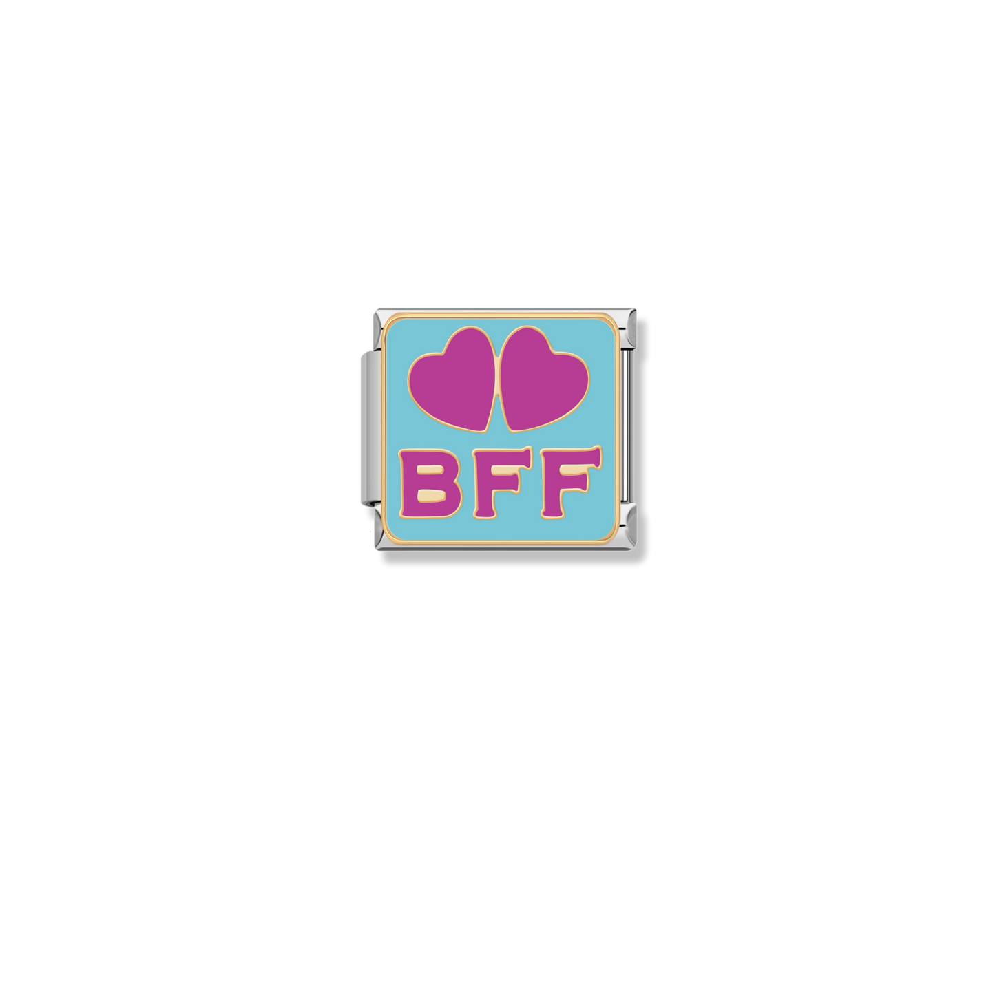 BFF Hearts - Gold Charm