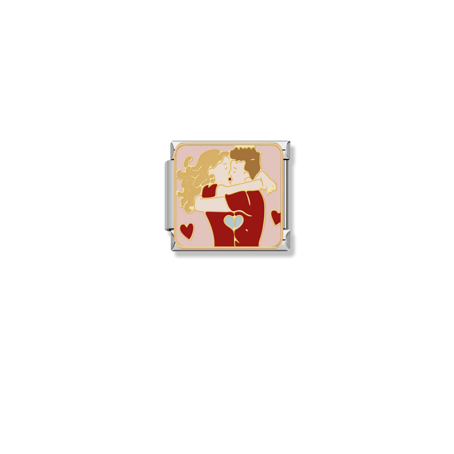 Loving Kiss - Gold Charm