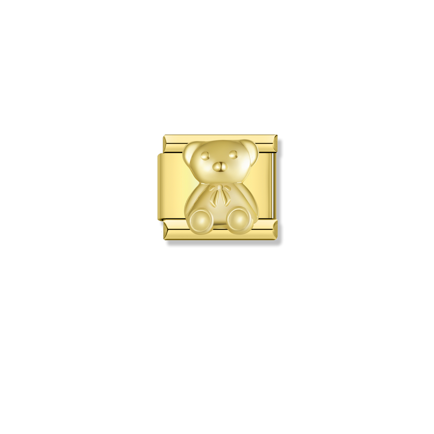 Golden Teddy Bear - Gold Charm