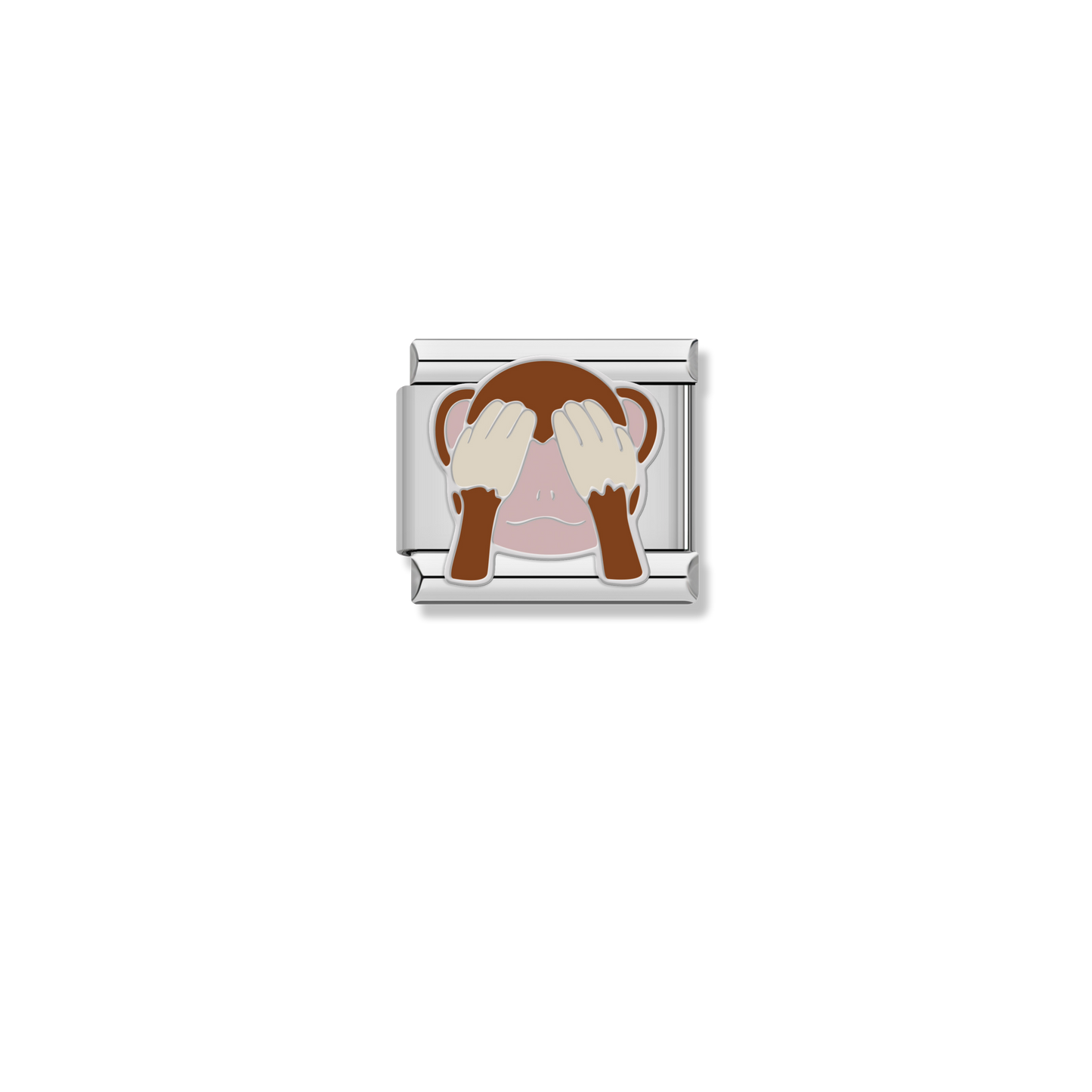 See No Evil Monkey - Silver Charm