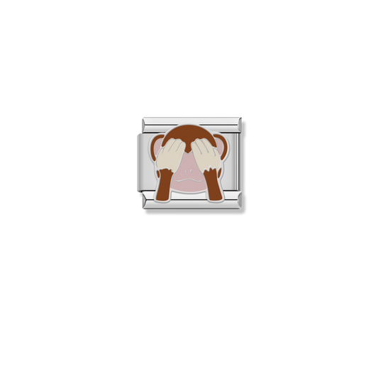 See No Evil Monkey - Silver Charm