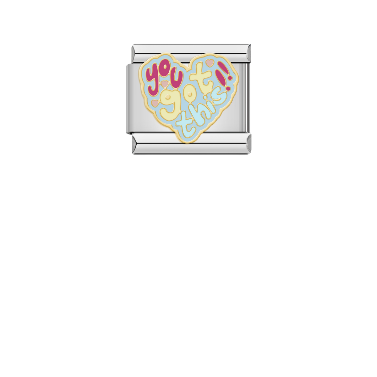 You Got This – silver Italian charm by Italycharm