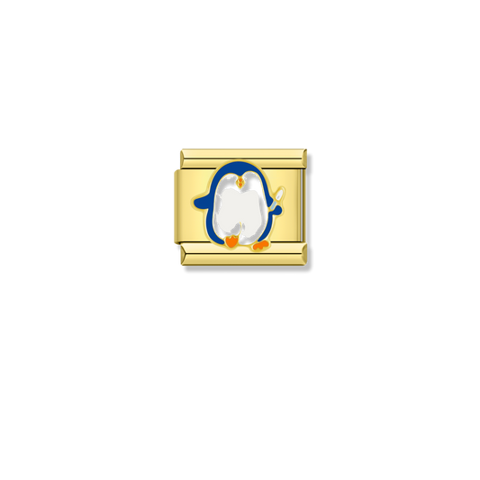 Peace Penguin - Gold Charm