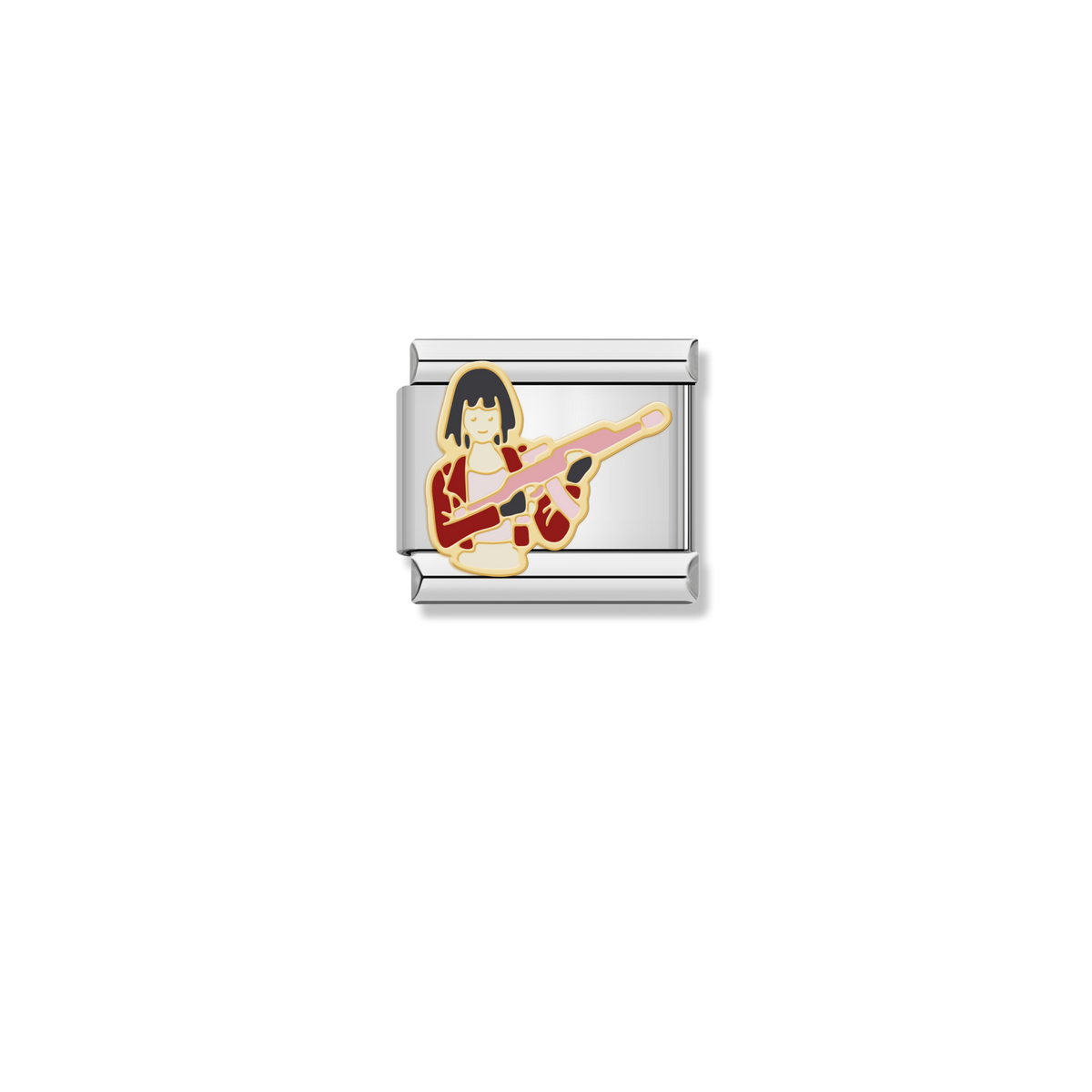 Girl With Rifle - Silver Charm