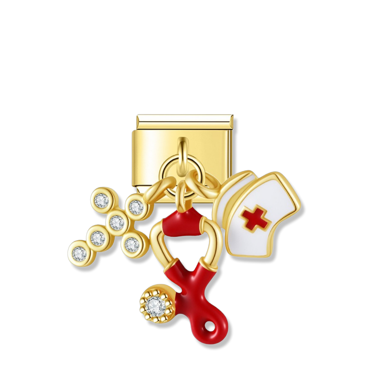 Nurse Care Kit - Gold Pendant Charm
