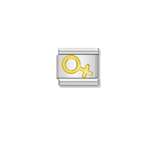 Female Symbol Sign - Silver Charm
