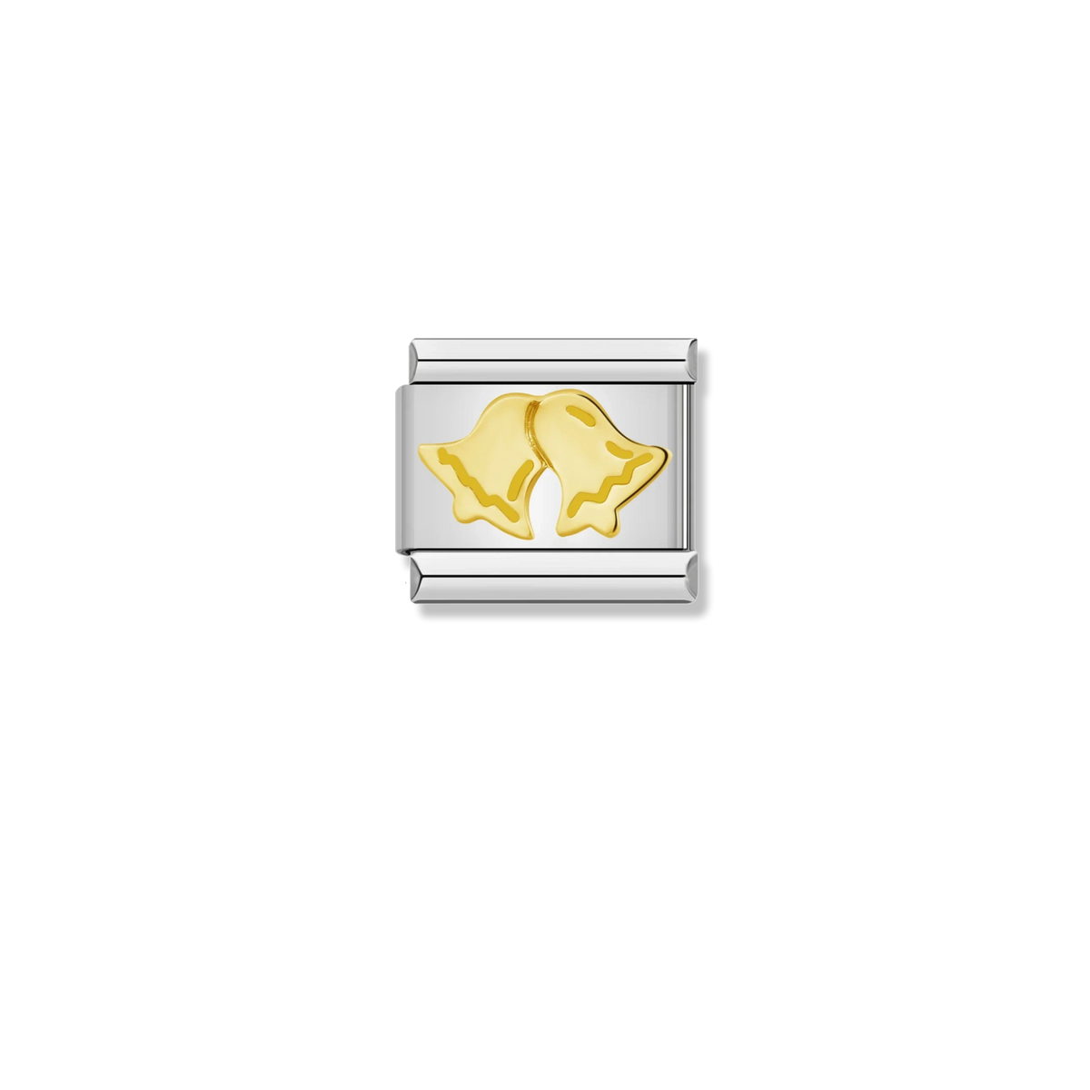 Golden Christmas Bells - Silver Charm