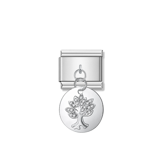 Tree of Radiance – silver Italian pendant charm by Italycharm