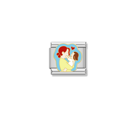 Mother And Baby - Silver Charm