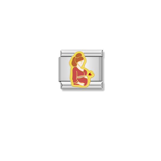 Pregnant Mother - Silver Charm