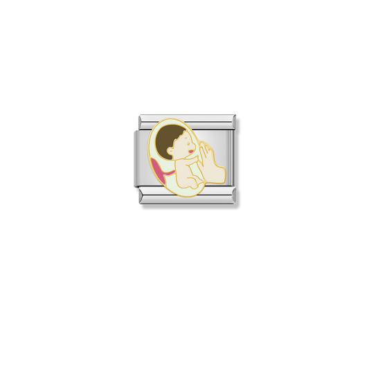 Baby In Womb - Silver Charm