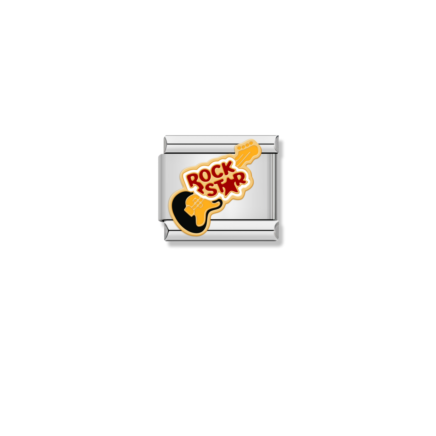 Rock Star Guitar - Silver Charm