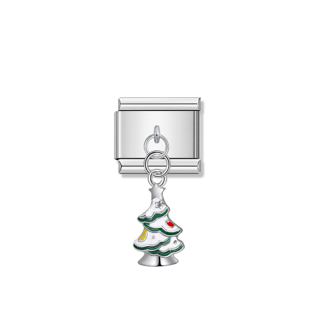 Holiday Wonder – silver Italian pendant charm by Italycharm