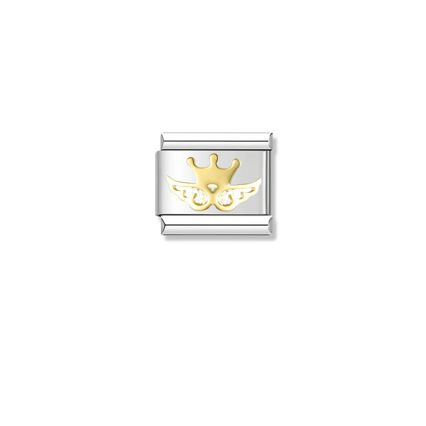 Winged Crown - Silver Charm