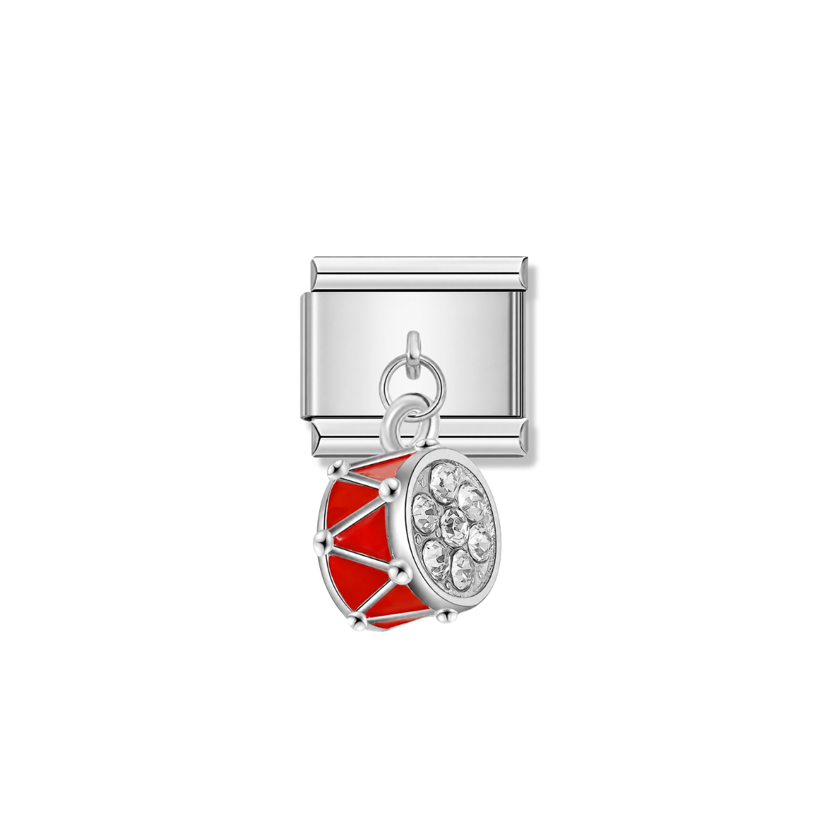 Red Drum – silver Italian pendant charm by Italycharm