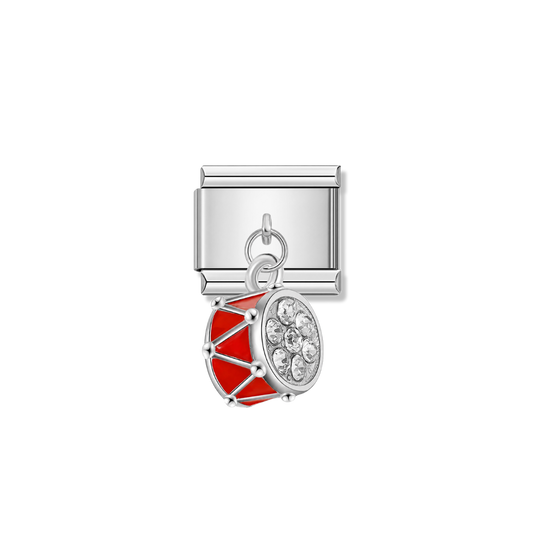 Red Drum – silver Italian pendant charm by Italycharm