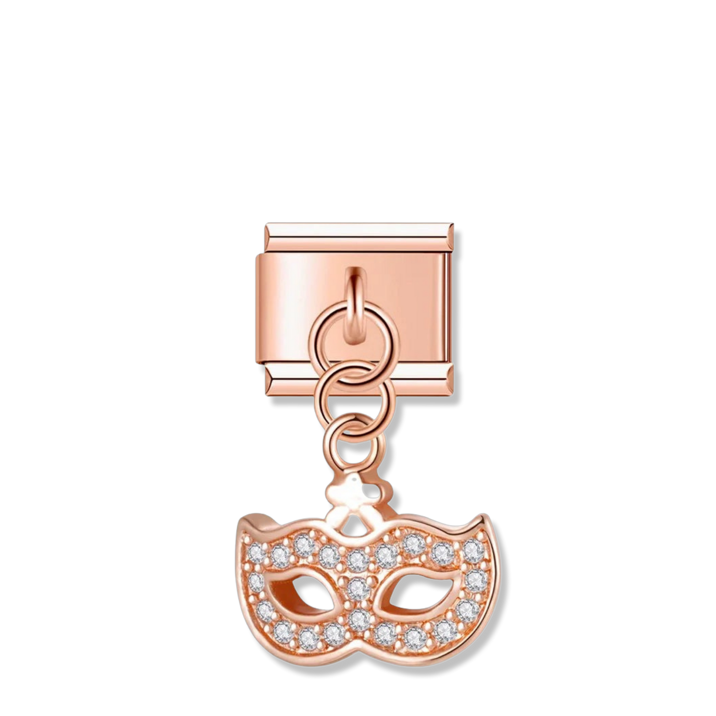 Masquerade Mask - Gold Pendant Charm