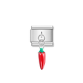 Pepper - Silver Pendant Charm