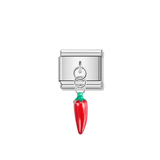 Pepper – silver Italian pendant charm by Italycharm