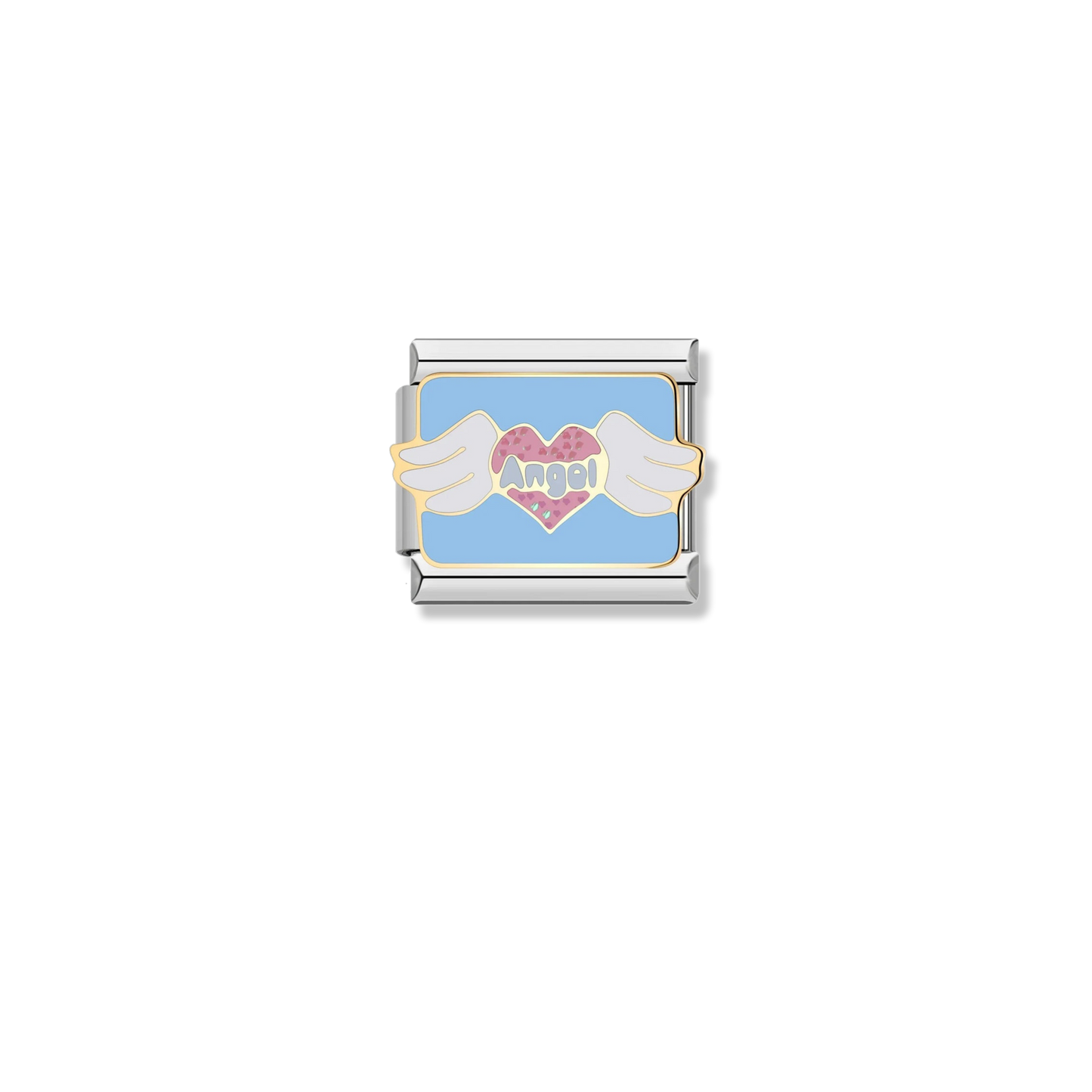 Angel Winged Heart - Silver Charm