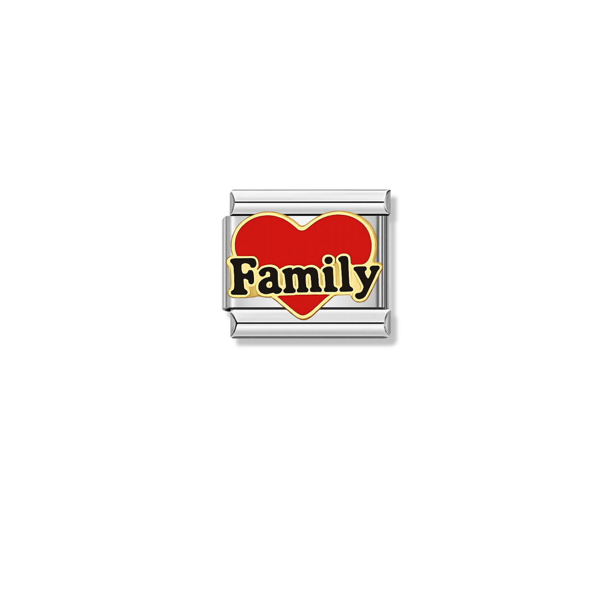 Family – silver Italian charm by Italycharm
