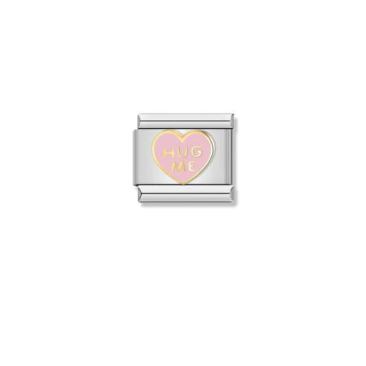 Hug Me Heart - Silver Charm