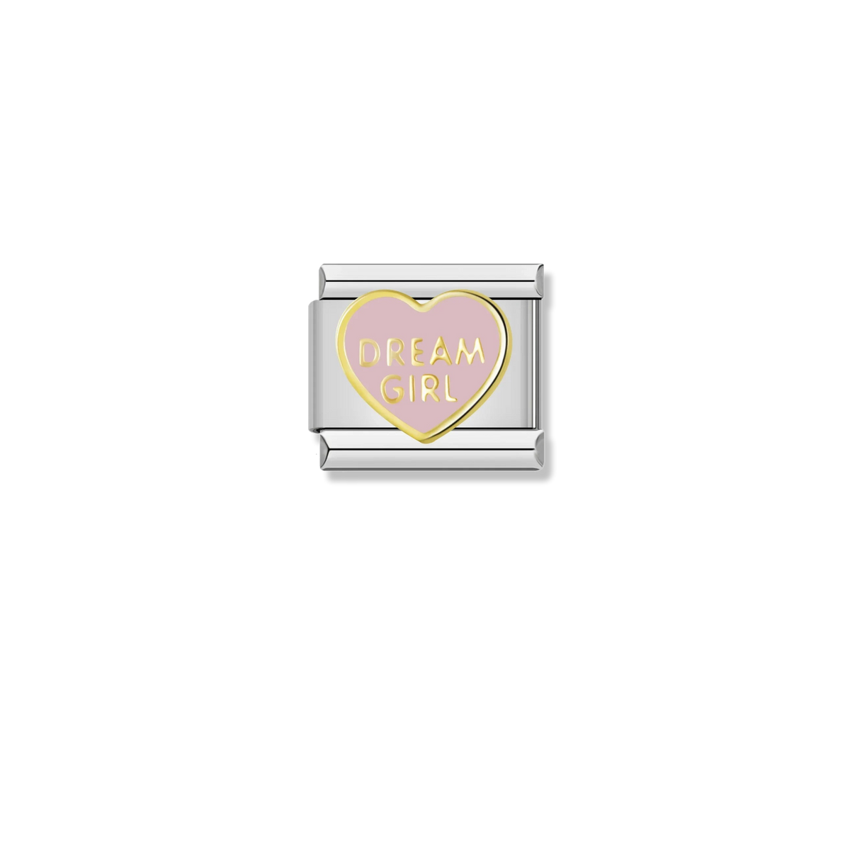 Dream Girl Love Heart - Silver Charm