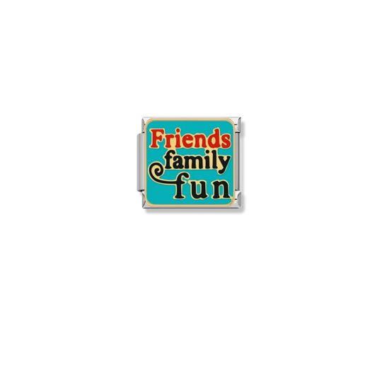 Friends Family Fun - Silver Charm
