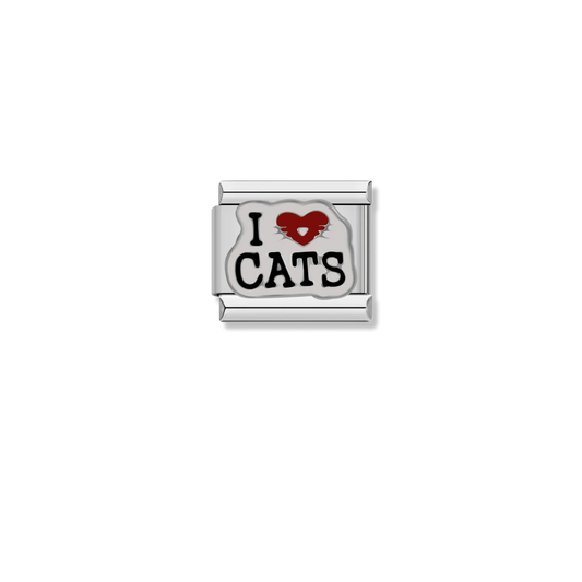 I Love Cats - Silver Charm