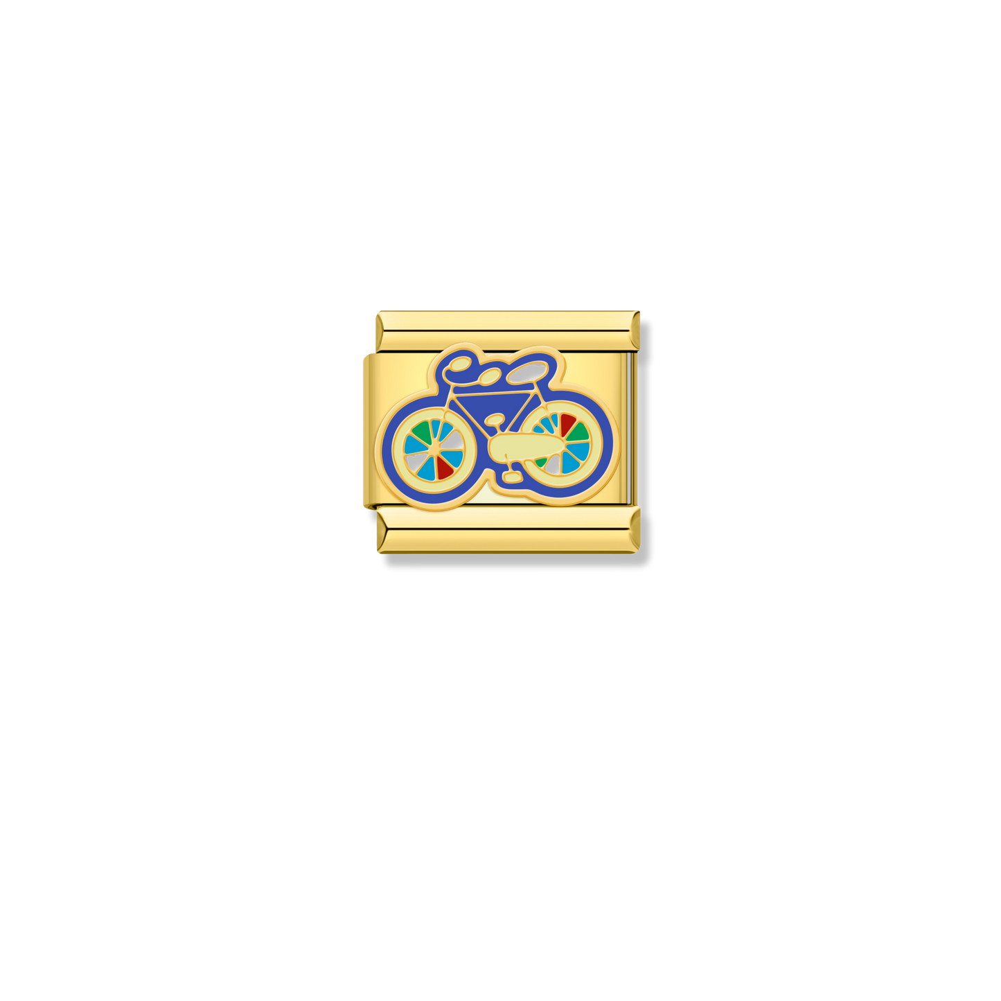 Colorful Bicycle - Gold Charm