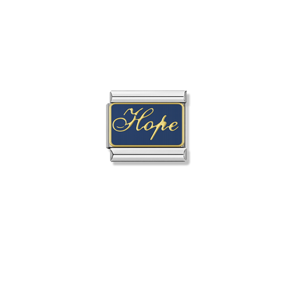 Hope – silver Italian charm by Italycharm