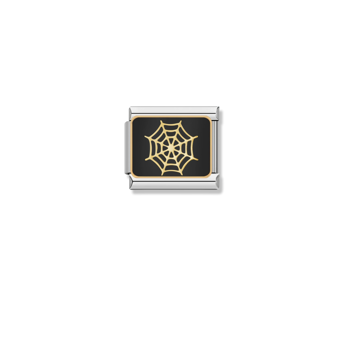 Golden Spiderweb - Silver Charm