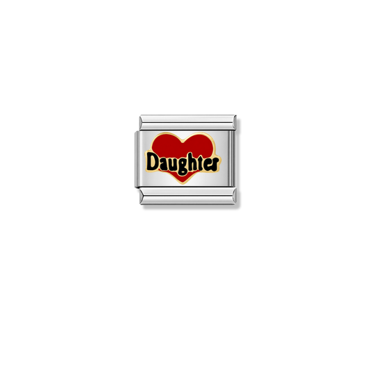 Daughter charm - Silver Charm