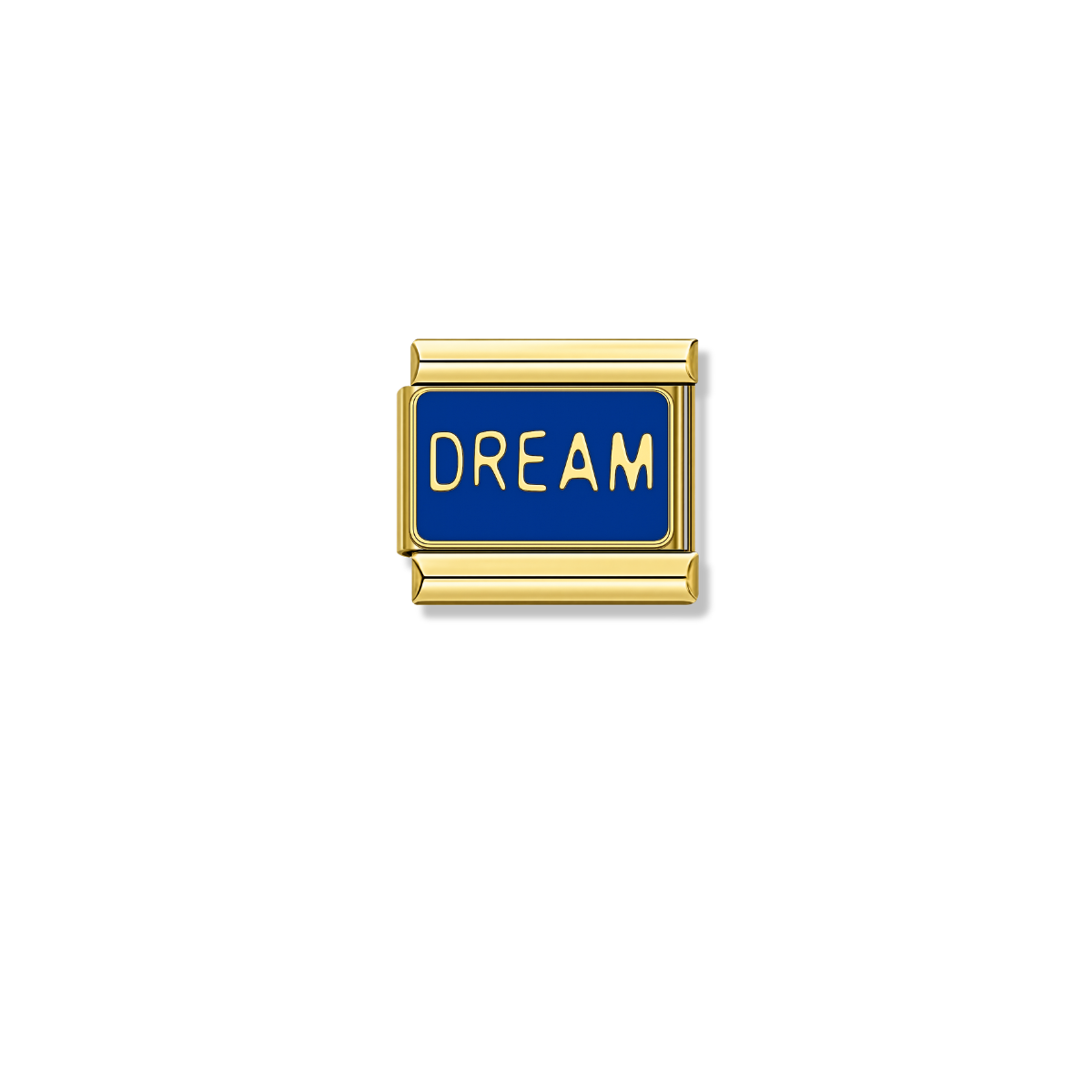 Dream – gold Italian charm by Italycharm