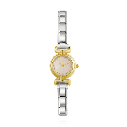Duet Élégance – Ivory Dial Women's Watch | Italycharm – Italian charm watch by Italycharm