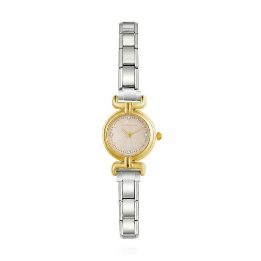 Duet Élégance – Ivory Dial Women's Watch | Italycharm – Italian charm watch by Italycharm