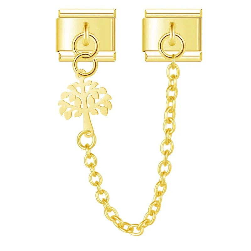 Eternal Life Tree - Gold Chain Charm