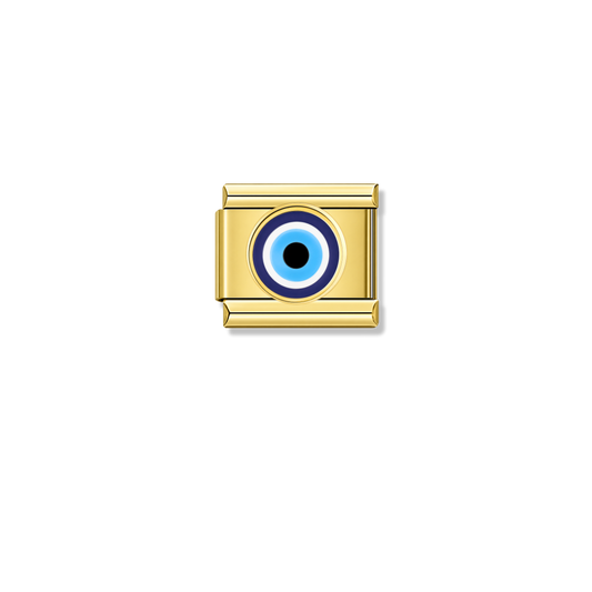 Evil Eye Radiance – gold Italian charm by Italycharm
