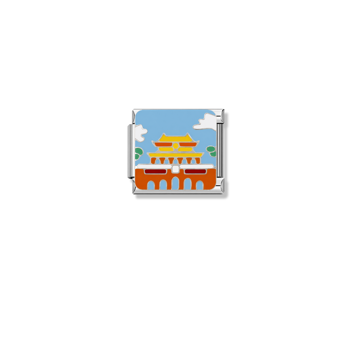 Forbidden City – silver Italian charm by Italycharm