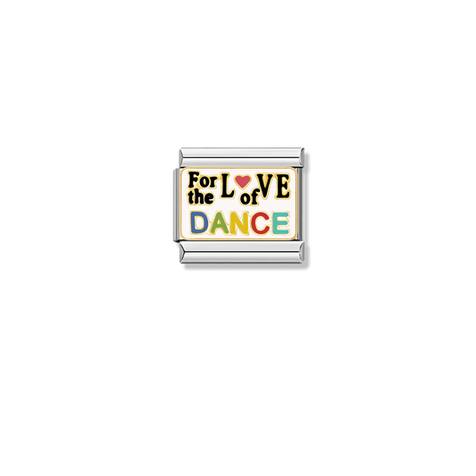 For the Love of Dance - Silver Italian Charm – Italian charm by Italycharm