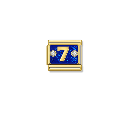 Fortune Seven – gold Italian charm by Italycharm