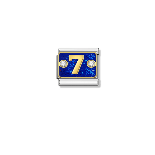 Fortune Seven – silver Italian charm by Italycharm