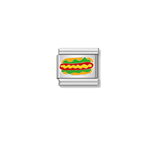Frankfurter Fun – silver Italian charm by Italycharm